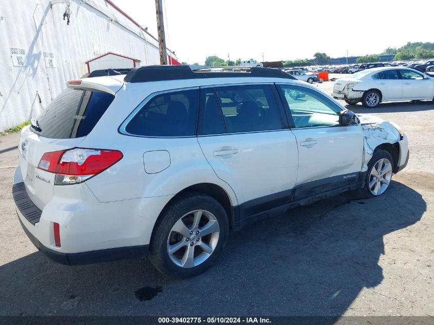 2013 Subaru Outback 2.5I Limited VIN: 4S4BRCKC7D3287165 Lot: 39402775