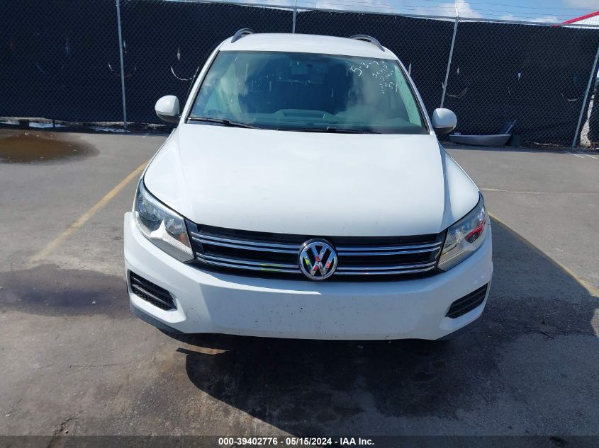 2018 Volkswagen Tiguan Limited 2.0T VIN: WVGAV7AX4JK000076 Lot: 39402776