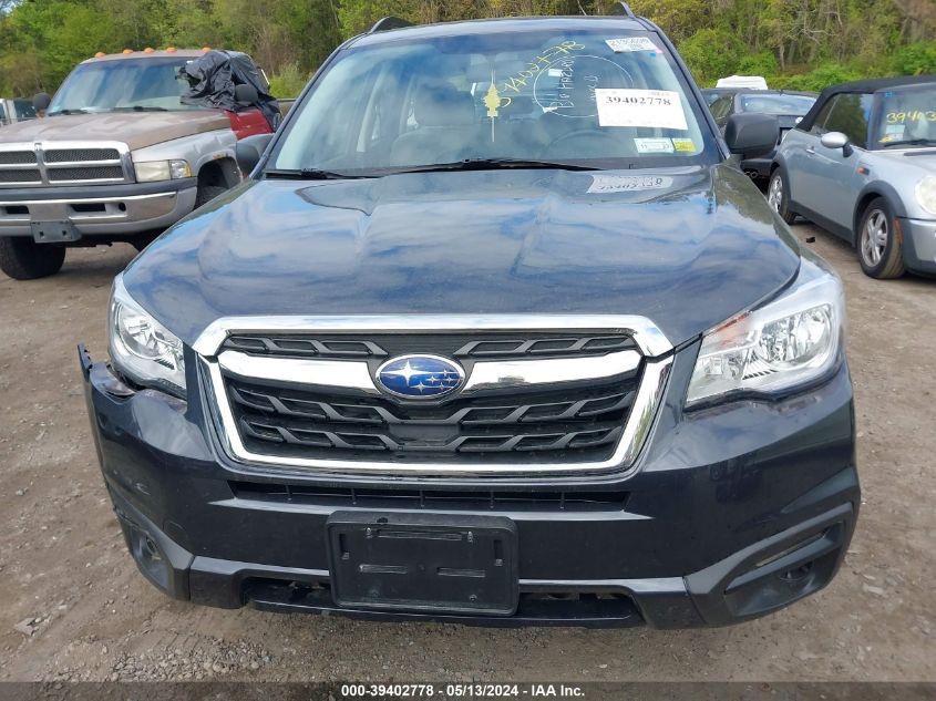 2017 Subaru Forester 2.5I VIN: JF2SJABC0HH542247 Lot: 39402778