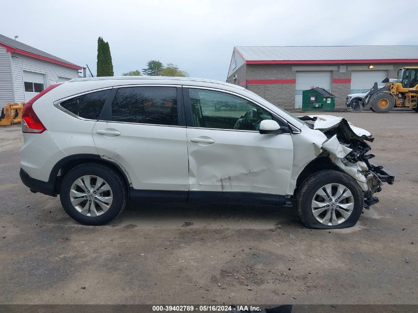 2013 Honda Cr-V Ex-L VIN: 5J6RM4H77DL009572 Lot: 39402789