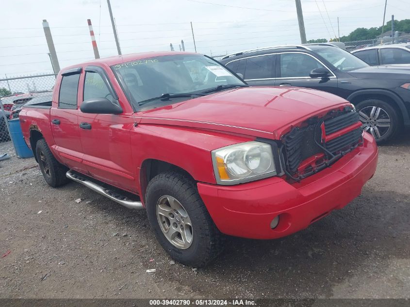 2006 Dodge Dakota Slt VIN: 1D7HW48N06S542288 Lot: 39402790