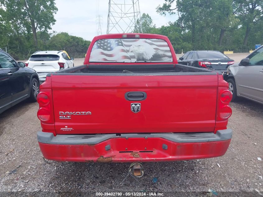 2006 Dodge Dakota Slt VIN: 1D7HW48N06S542288 Lot: 39402790