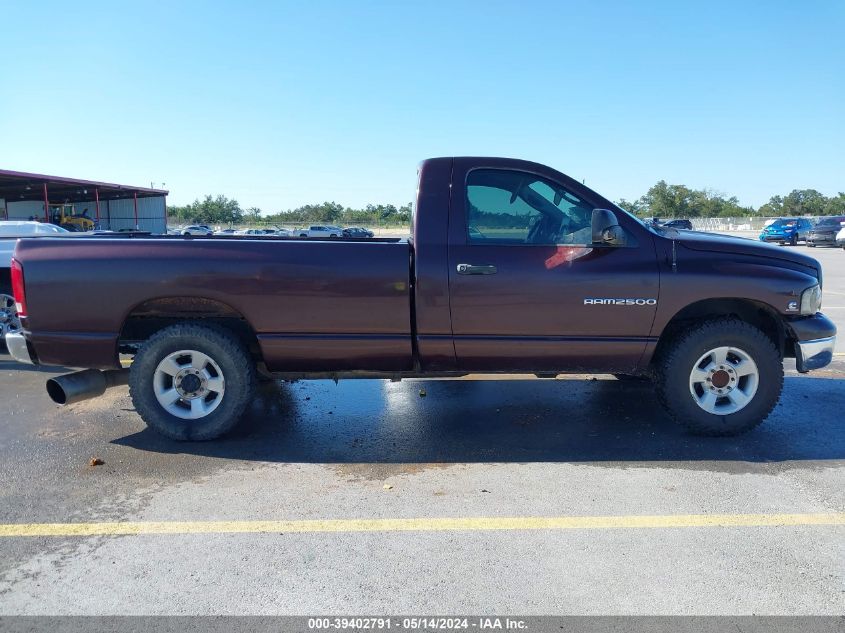 2005 Dodge Ram 2500 St/Slt VIN: 3D7KR26C55G710242 Lot: 39402791