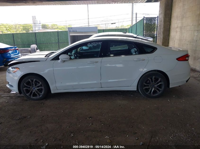 2017 FORD FUSION SE - 3FA6P0T97HR303780