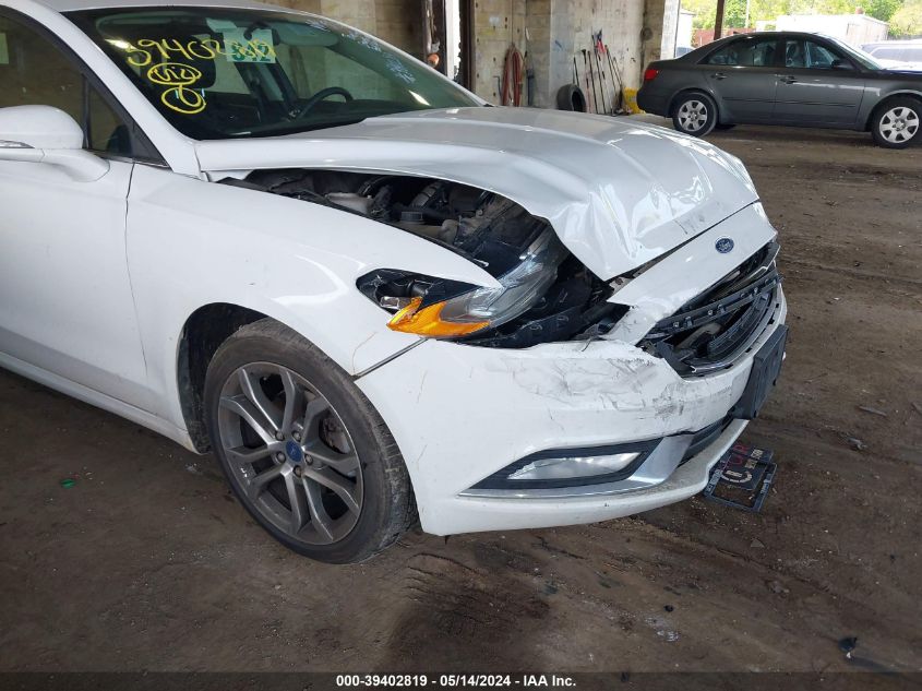 2017 FORD FUSION SE - 3FA6P0T97HR303780