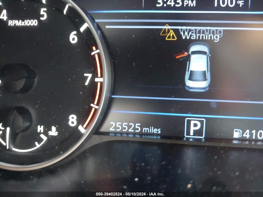 2022 Nissan Altima Sr Fwd VIN: 1N4BL4CV3NN371605 Lot: 39402824