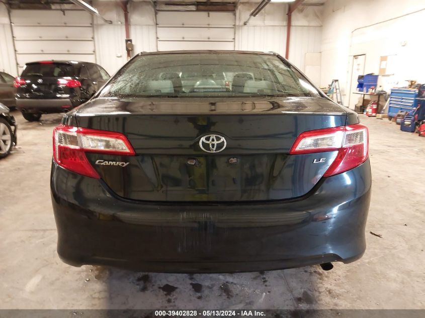 2012 Toyota Camry Le VIN: 4T1BF1FK4CU021495 Lot: 39402828