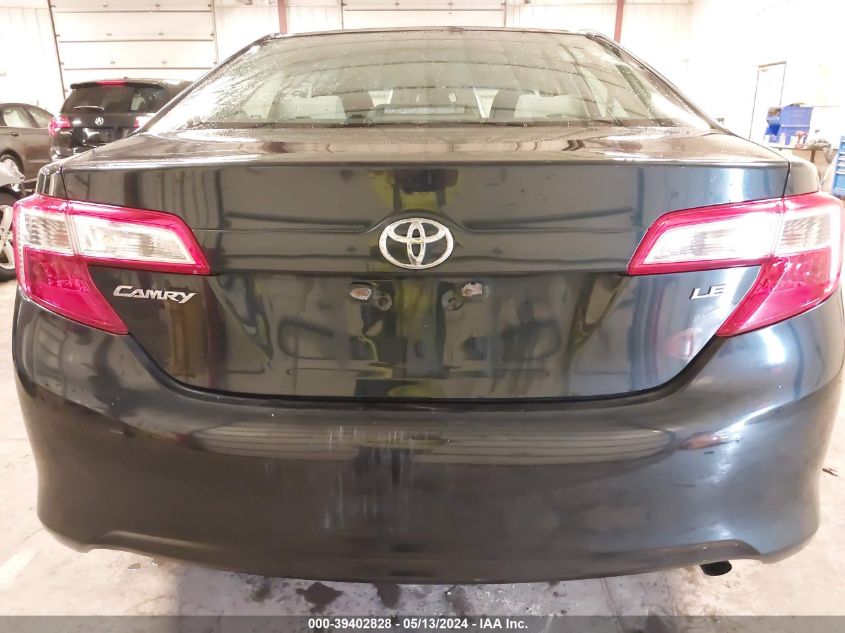 2012 Toyota Camry Le VIN: 4T1BF1FK4CU021495 Lot: 39402828