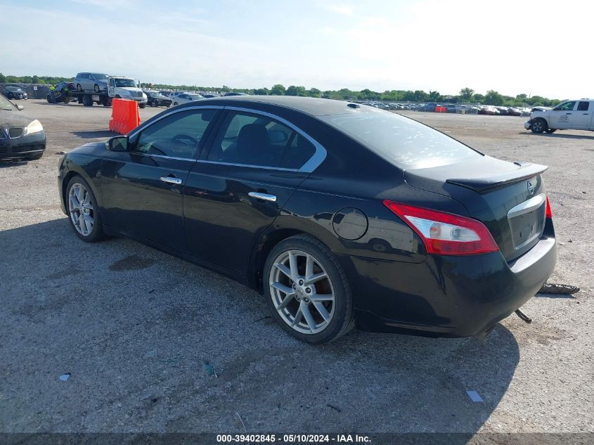 2009 Nissan Maxima 3.5 Sv VIN: 1N4AA51E19C816094 Lot: 39402845