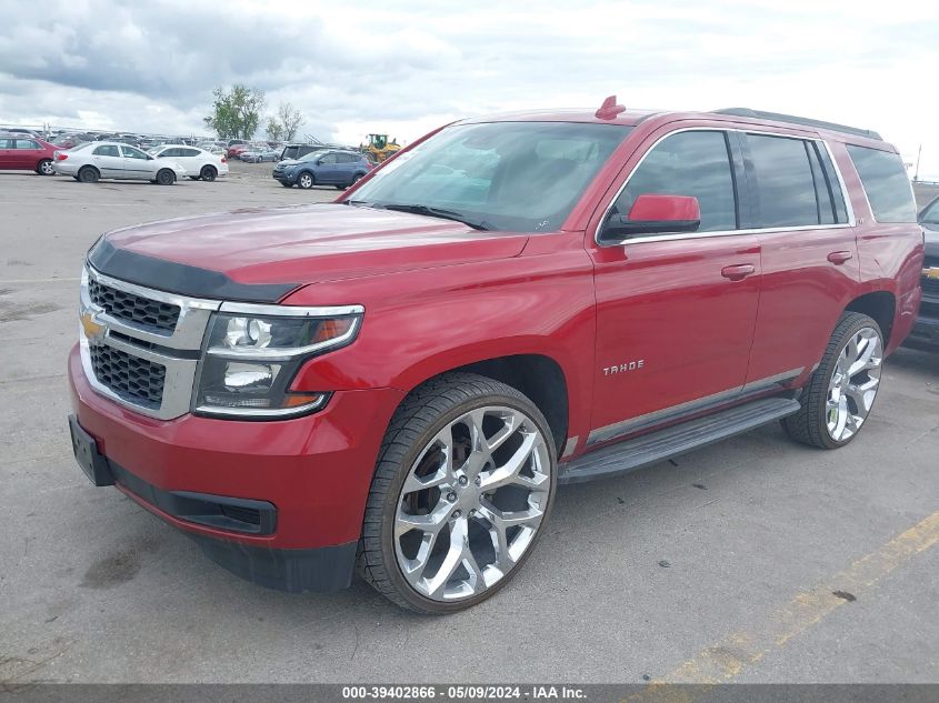 2015 Chevrolet Tahoe Lt VIN: 1GNSKBKC1FR691329 Lot: 39402866