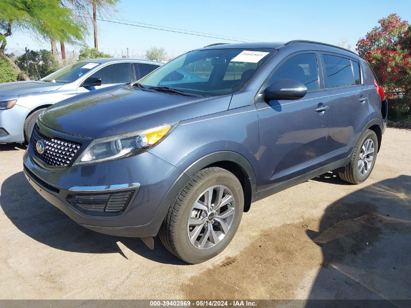 2014 Kia Sportage Lx VIN: KNDPB3AC3E7568227 Lot: 39402869