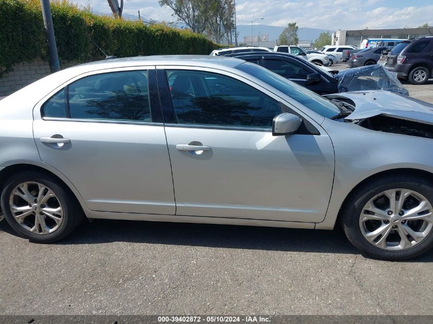 2012 Ford Fusion Se VIN: 3FAHP0HA1CR125241 Lot: 39402872