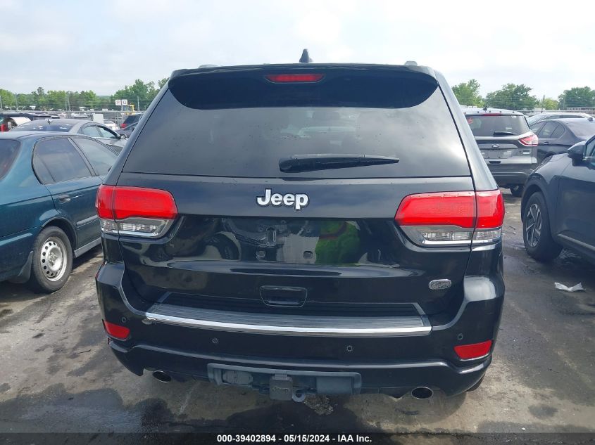 2016 Jeep Grand Cherokee Overland VIN: 1C4RJECG9GC358586 Lot: 39402894