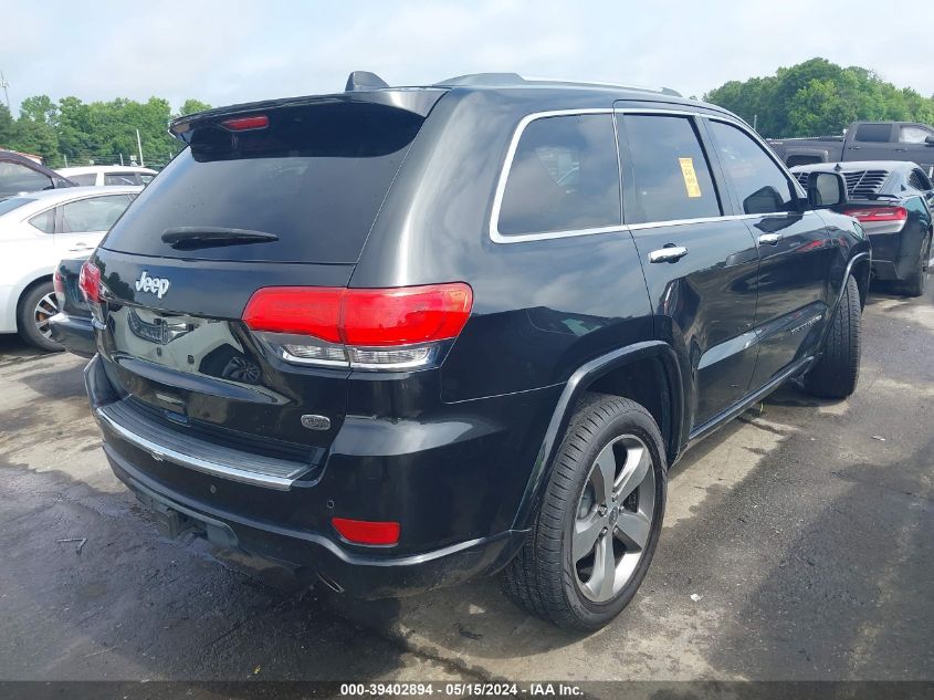 2016 Jeep Grand Cherokee Overland VIN: 1C4RJECG9GC358586 Lot: 39402894