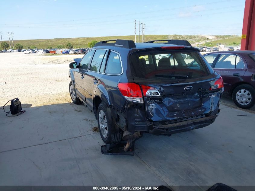 2011 Subaru Outback 2.5I VIN: 4S4BRBACXB3331796 Lot: 39402895