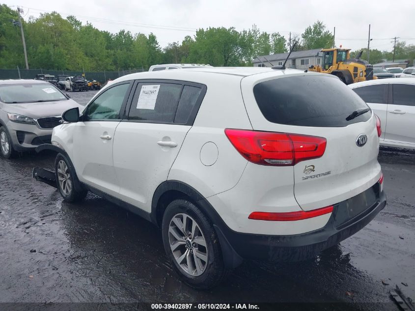 2014 Kia Sportage Lx VIN: KNDPB3AC2E7577677 Lot: 39402897