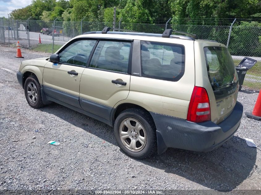 2003 Subaru Forester X VIN: JF1SG63683H729060 Lot: 39402904