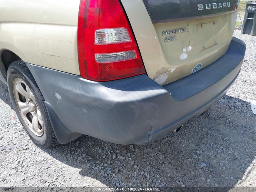 2003 Subaru Forester X VIN: JF1SG63683H729060 Lot: 39402904