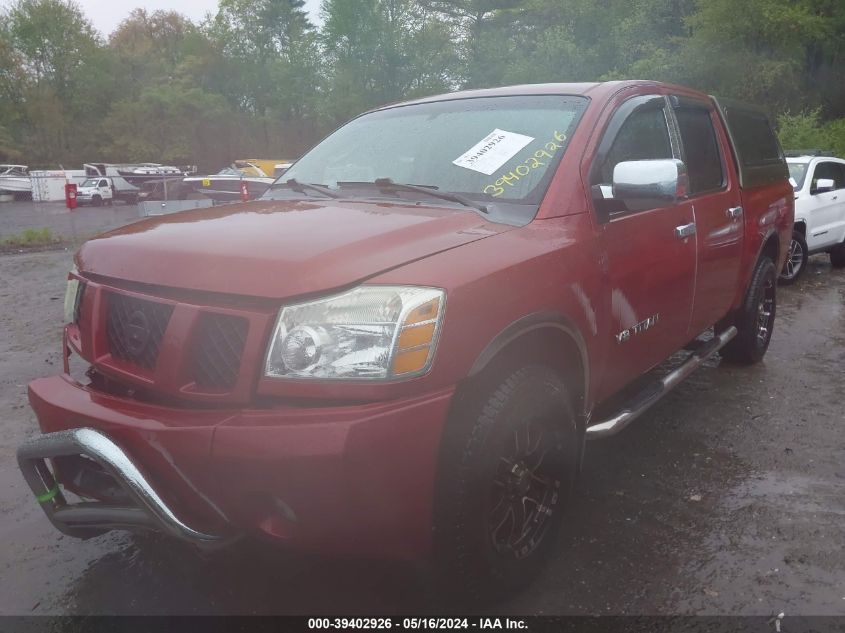 2006 Nissan Titan Xe VIN: 1N6AA07B16N502971 Lot: 39402926