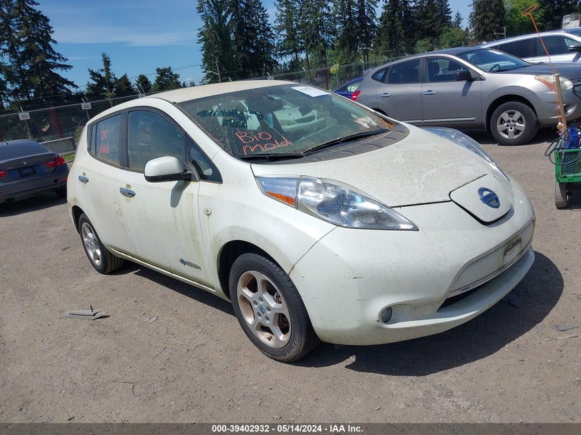 2011 Nissan Leaf Sl VIN: JN1AZ0CP7BT008491 Lot: 39402932