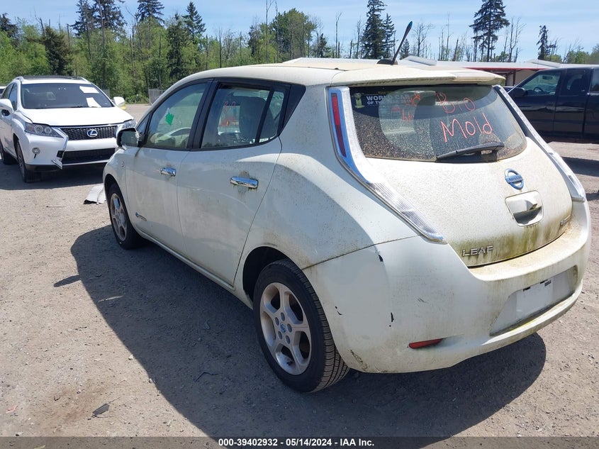 2011 Nissan Leaf Sl VIN: JN1AZ0CP7BT008491 Lot: 39402932