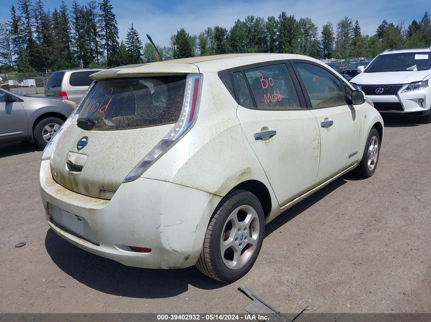 2011 Nissan Leaf Sl VIN: JN1AZ0CP7BT008491 Lot: 39402932
