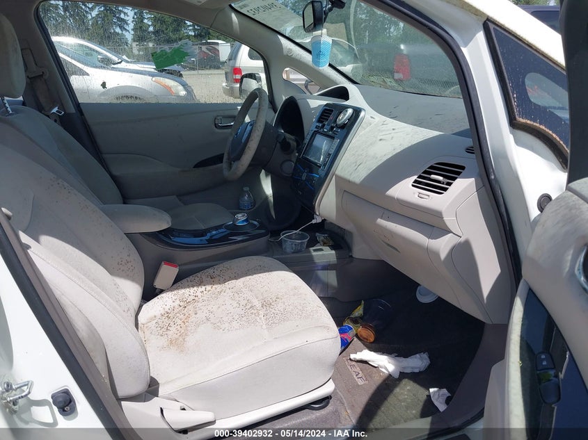 2011 Nissan Leaf Sl VIN: JN1AZ0CP7BT008491 Lot: 39402932
