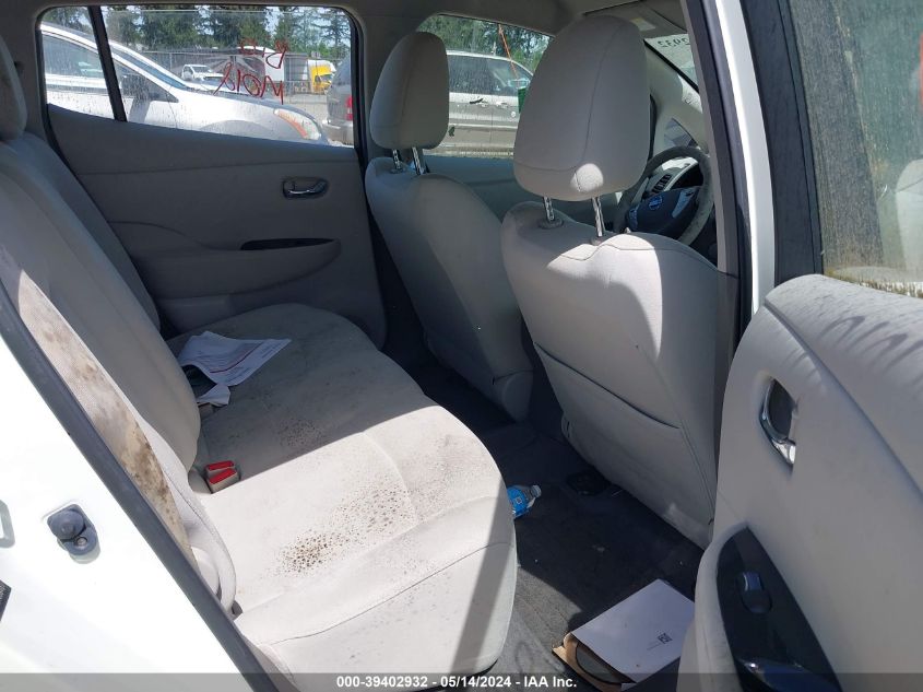 2011 Nissan Leaf Sl VIN: JN1AZ0CP7BT008491 Lot: 39402932