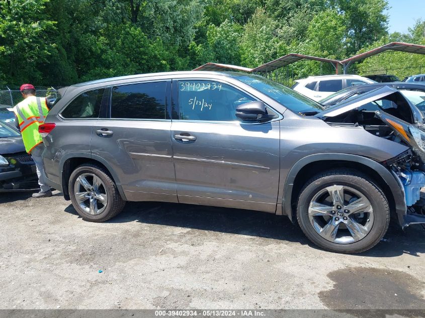 2019 Toyota Highlander Limited Platinum VIN: 5TDDZRFH9KS723046 Lot: 39402934