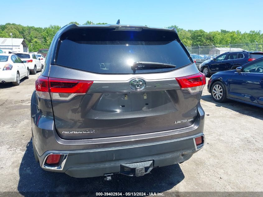 2019 Toyota Highlander Limited Platinum VIN: 5TDDZRFH9KS723046 Lot: 39402934