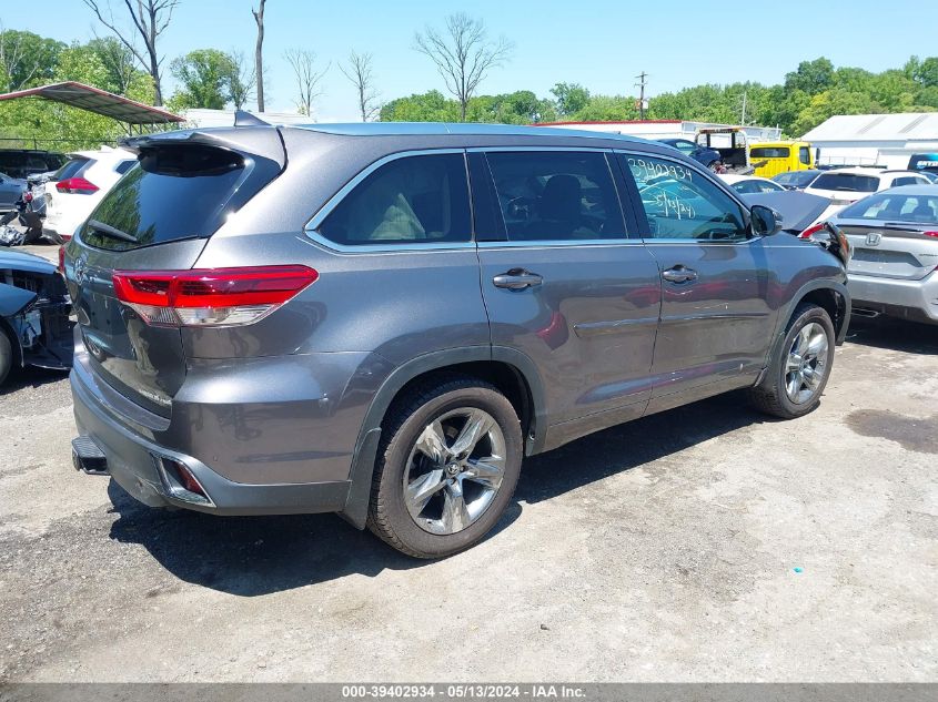 2019 Toyota Highlander Limited Platinum VIN: 5TDDZRFH9KS723046 Lot: 39402934