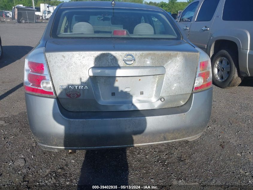 2008 Nissan Sentra 2.0S VIN: 3N1AB61E88L719378 Lot: 39402935