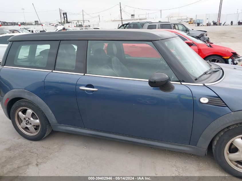 2009 Mini Cooper Clubman VIN: WMWML33559TX36488 Lot: 39402946