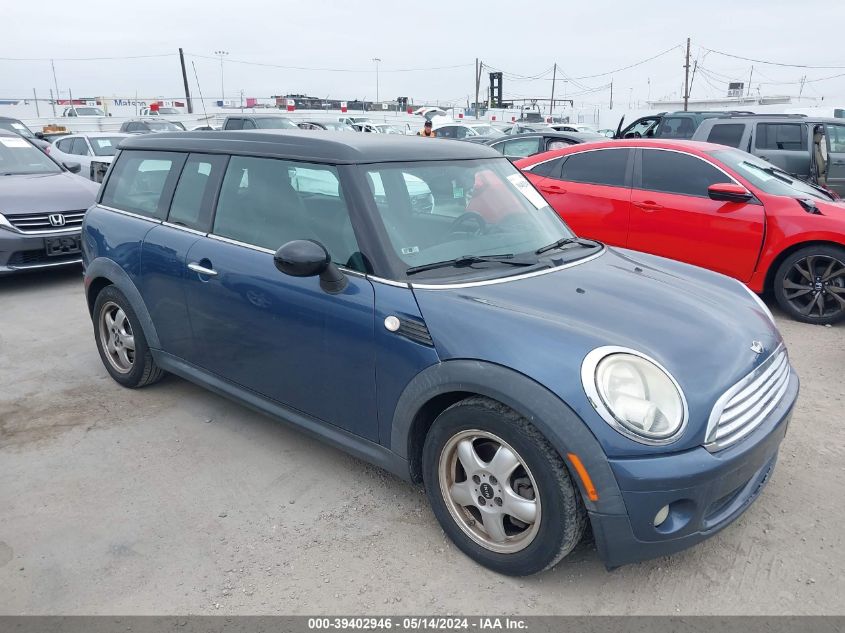 2009 Mini Cooper Clubman VIN: WMWML33559TX36488 Lot: 39402946