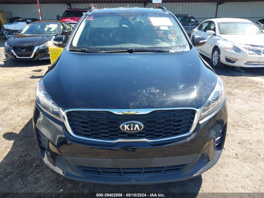 2019 Kia Sorento 3.3L S VIN: 5XYPGDA5XKG583802 Lot: 39402958