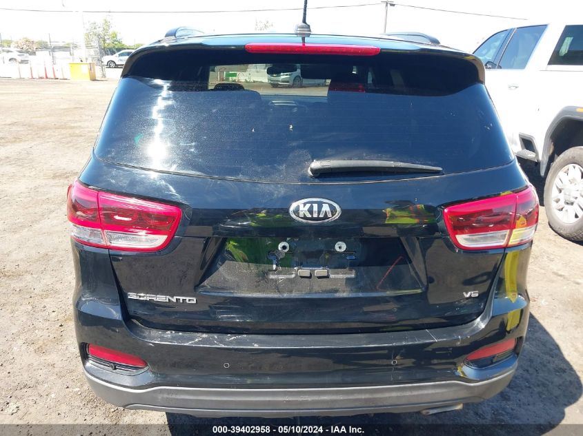 2019 Kia Sorento 3.3L S VIN: 5XYPGDA5XKG583802 Lot: 39402958