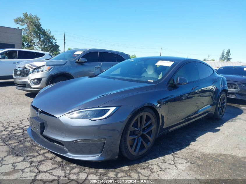 2023 Tesla Model S Plaid Tri Motor All-Wheel Drive VIN: 5YJSA1E68PF498887 Lot: 39402981