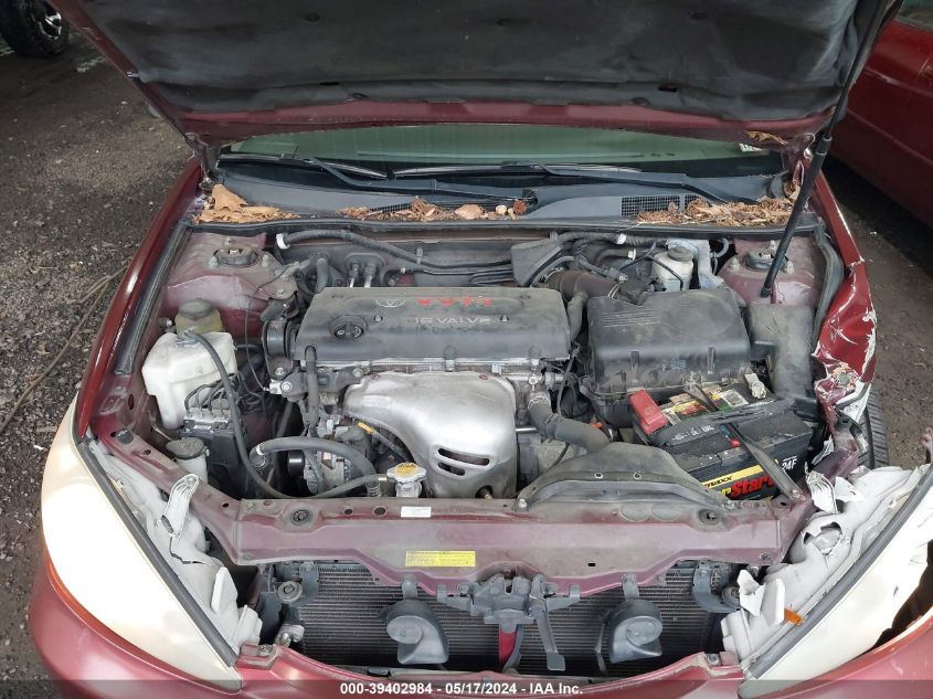 2005 Toyota Camry Xle VIN: 4T1BE30K85U089891 Lot: 39402984