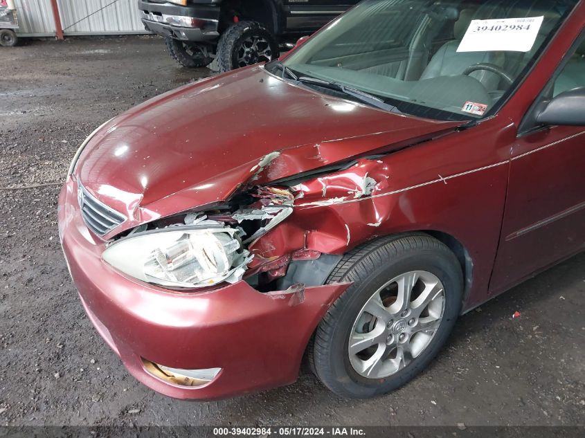 2005 Toyota Camry Xle VIN: 4T1BE30K85U089891 Lot: 39402984