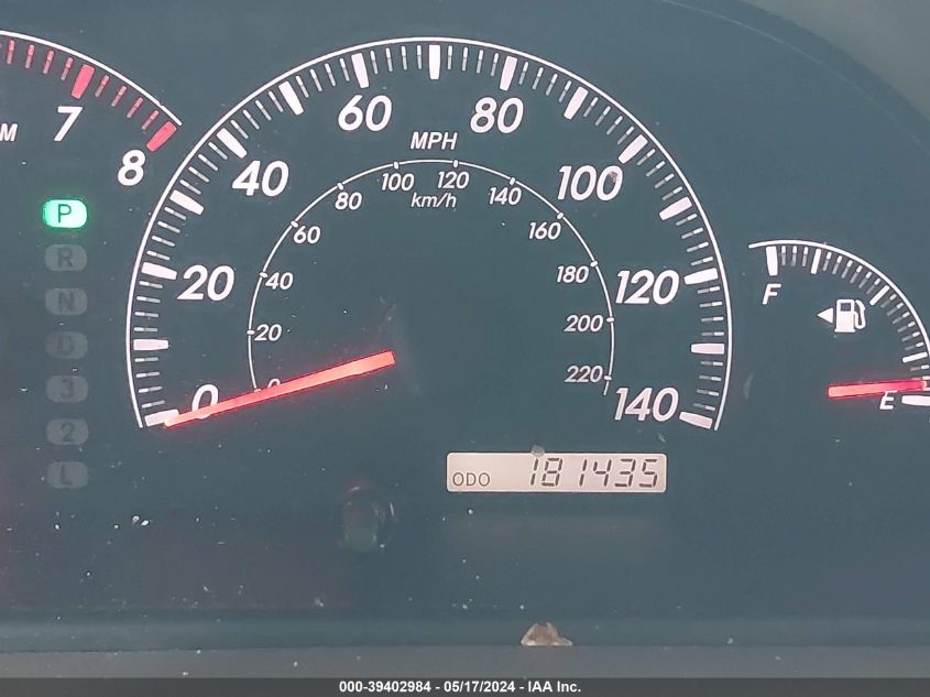 2005 Toyota Camry Xle VIN: 4T1BE30K85U089891 Lot: 39402984