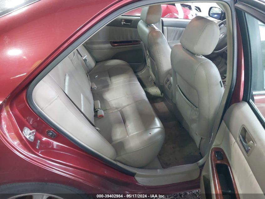 2005 Toyota Camry Xle VIN: 4T1BE30K85U089891 Lot: 39402984