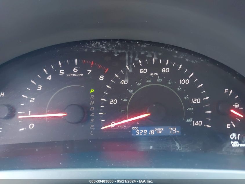 2009 Toyota Camry Le/Se/Xle VIN: JTNBE46KX93152594 Lot: 39403000