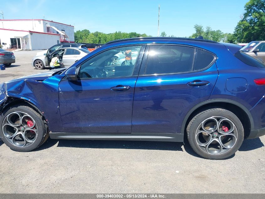 2019 Alfa Romeo Stelvio Ti Sport Awd VIN: ZASPAKBN8K7C58817 Lot: 39403002