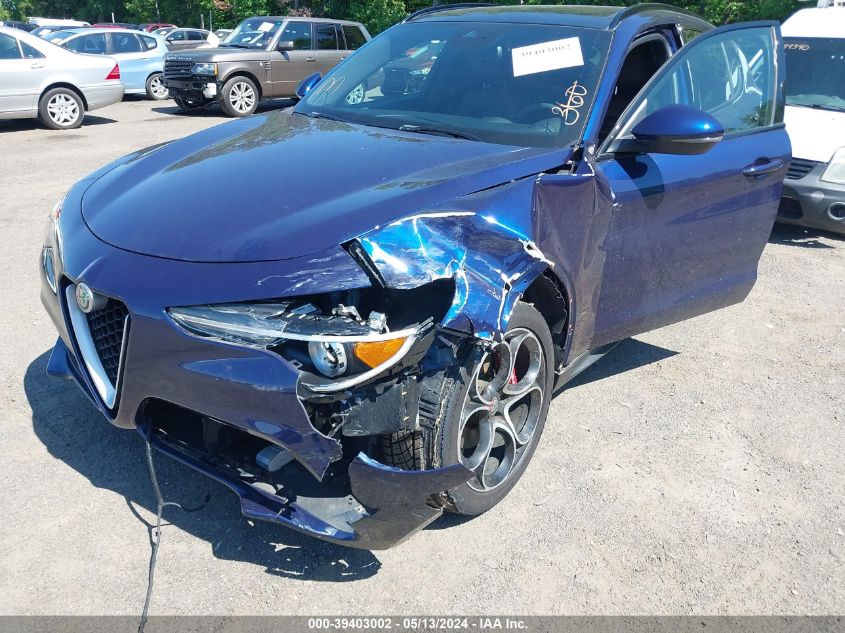 2019 Alfa Romeo Stelvio Ti Sport Awd VIN: ZASPAKBN8K7C58817 Lot: 39403002