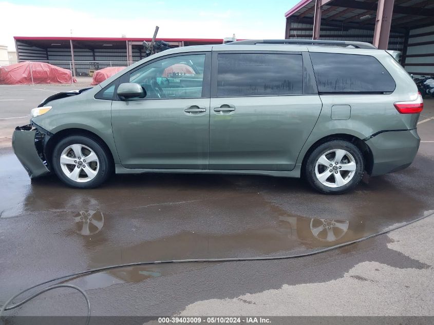 2019 Toyota Sienna Le 8 Passenger VIN: 5TDKZ3DC3KS984362 Lot: 39403009