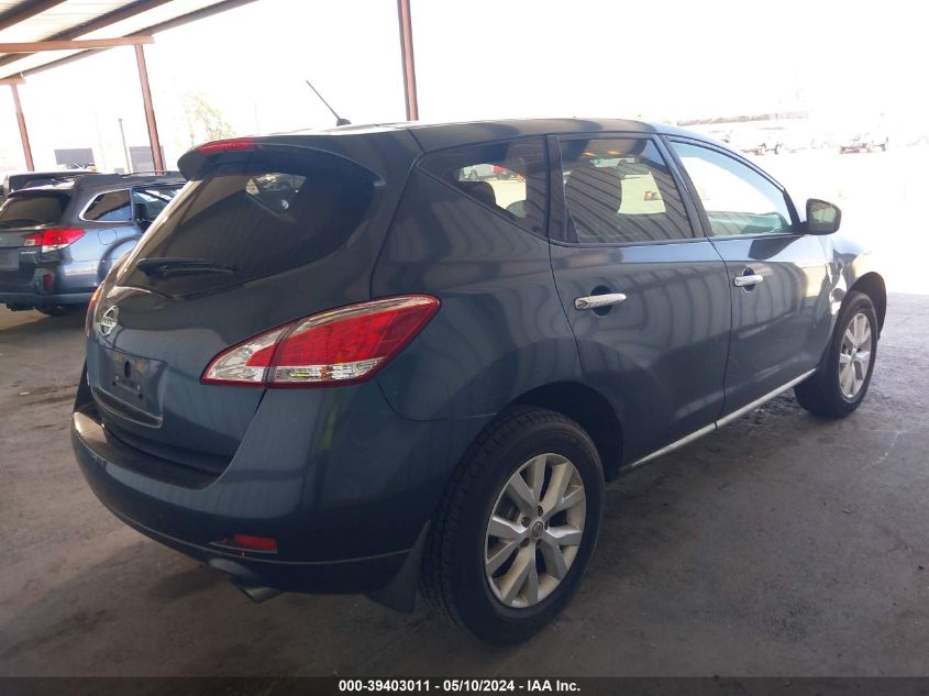 2012 Nissan Murano S VIN: JN8AZ1MU7CW112345 Lot: 39403011