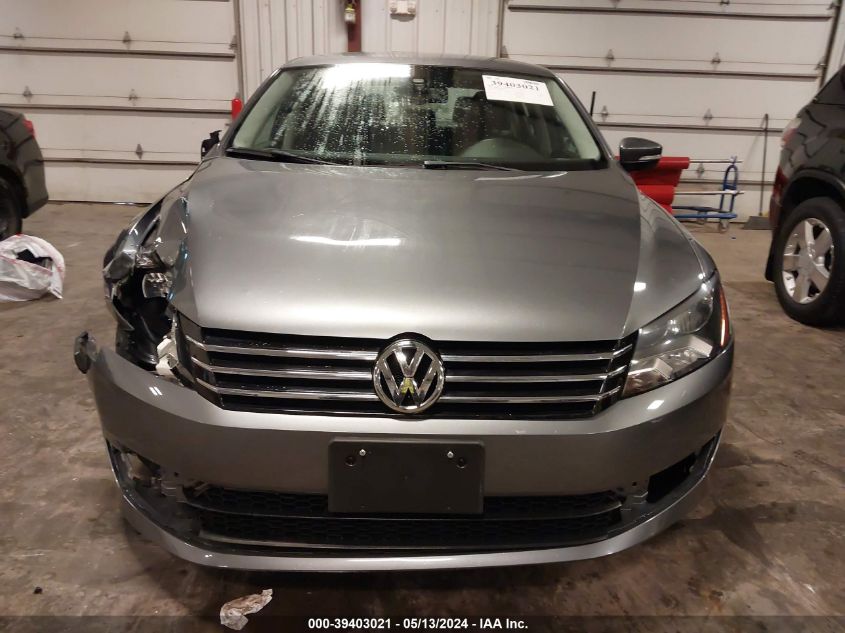 2013 Volkswagen Passat 2.5L Se VIN: 1VWBP7A32DC023349 Lot: 39403021