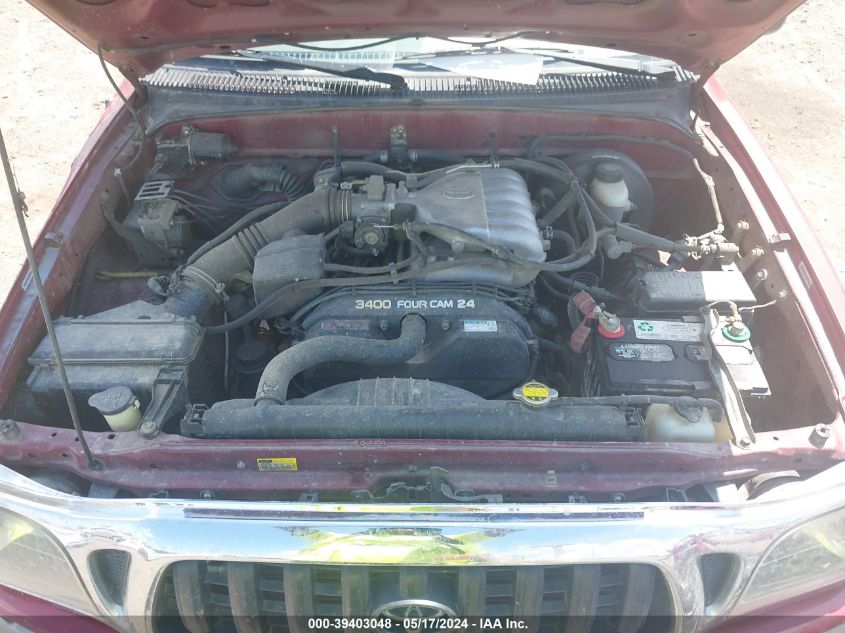 2003 Toyota Tacoma Prerunner V6 VIN: 5TESN92N93Z254673 Lot: 39403048