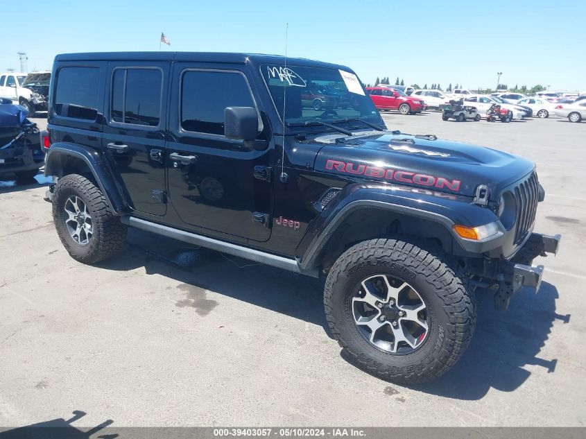 2021 Jeep Wrangler Unlimited Rubicon 4X4 VIN: 1C4HJXFG4MW604845 Lot: 39403057