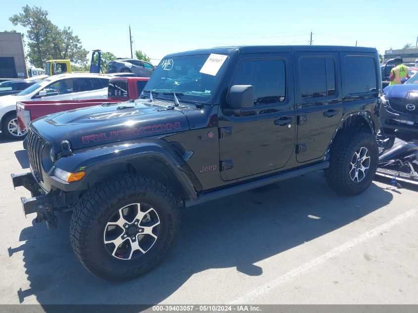 2021 Jeep Wrangler Unlimited Rubicon 4X4 VIN: 1C4HJXFG4MW604845 Lot: 39403057